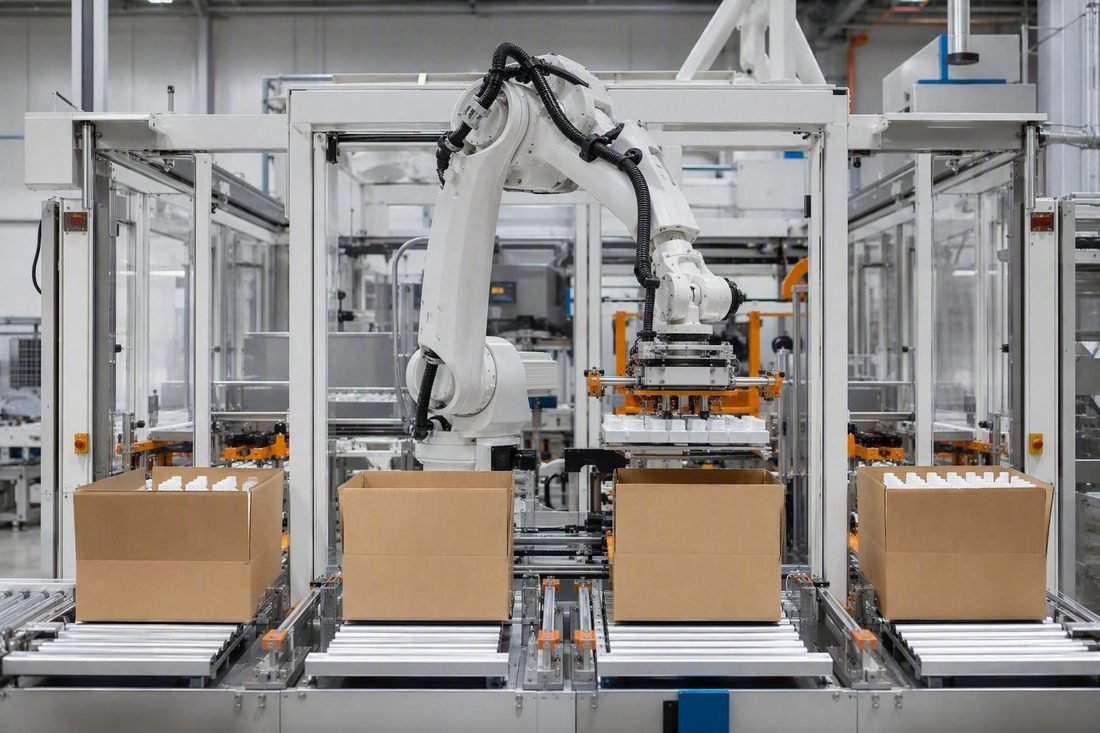 Industrial Robot Case Packing Machine — AUSA Automation Solutions